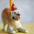 Load image into Gallery viewer, Golden Retriever Cake Topper