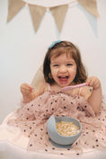 Load image into Gallery viewer, Stormy Blue - Bowl & Spoon by Mimi et Lion