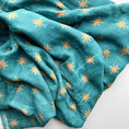 Load image into Gallery viewer, Guadalupe Stars Mantle - Catholic Baby Muslin Blanket Swaddle