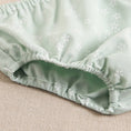Load image into Gallery viewer, Green Baby Girl's Dress with Flowers with Bow and Panties
