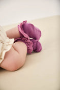 Load image into Gallery viewer, Frill Ankle Sock - Berry Jam