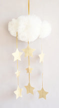Load image into Gallery viewer, Tulle Cloud Mobile - Ivory & Gold