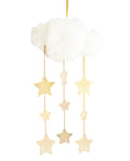 Load image into Gallery viewer, Tulle Cloud Mobile - Ivory & Gold