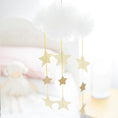 Load image into Gallery viewer, Tulle Cloud Mobile - Ivory & Gold