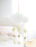 Load image into Gallery viewer, Tulle Cloud Mobile - Ivory & Gold