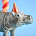 Load image into Gallery viewer, Hippo Cake Topper