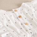 Load image into Gallery viewer, Baby girl's frog printed with gray polka dots - Mimi et Lion