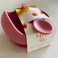 Load image into Gallery viewer, Mini & Me Wave Bowl & Spoon Guava