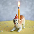 Load image into Gallery viewer, Golden Retriever Cake Topper