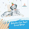 Load image into Gallery viewer, Dalmatian Cake Topper