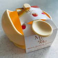 Load image into Gallery viewer, Mini & Me Wave Bowl & Spoon Custard