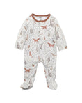 Load image into Gallery viewer, ELI PRINT LS ZIP ONESIE - Mimi et Lion
