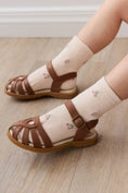 Load image into Gallery viewer, Jacquard Floral Sock - Cherry Love Blush - Mimi et Lion