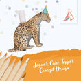 Load image into Gallery viewer, Jaguar Cake Topper - Mimi et Lion