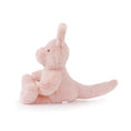 Load image into Gallery viewer, Little Cotton Kangaroo (Vegan Angora) Soft Toy 10" / 25cm - Mimi et Lion