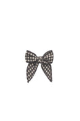 Load image into Gallery viewer, Organic Cotton Bow - Mini Gingham Bistre - Mimi et Lion