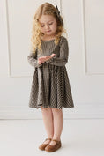 Load image into Gallery viewer, Organic Cotton Tallulah Dress - Mini Gingham Bistre - Mimi et Lion