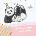 Load image into Gallery viewer, Panda Cake Topper - Mimi et Lion