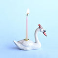 Load image into Gallery viewer, Swan Cake Topper - Mimi et Lion