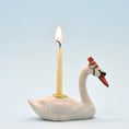 Load image into Gallery viewer, Swan Cake Topper - Mimi et Lion