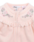 Load image into Gallery viewer, THEA VELOUR LS ZIP ONESIE - Mimi et Lion