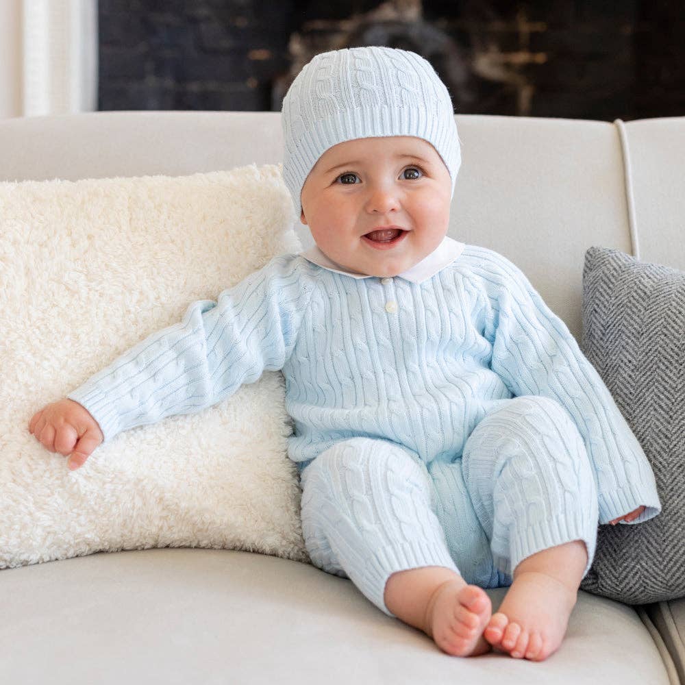 Ronnie Knit Boys All in One & Hat Set