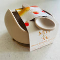 Load image into Gallery viewer, Mini & Me Wave Bowl & Spoon Almond
