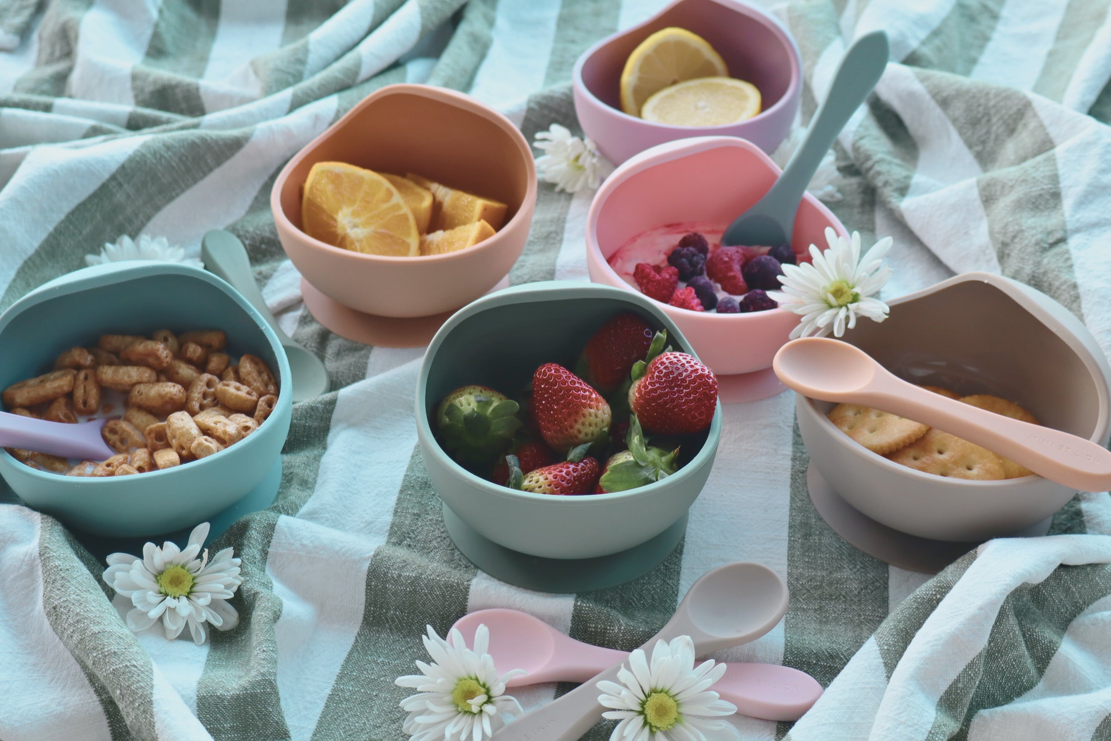 Peach Perfect - Bowl & Spoon by Mimi et Lion