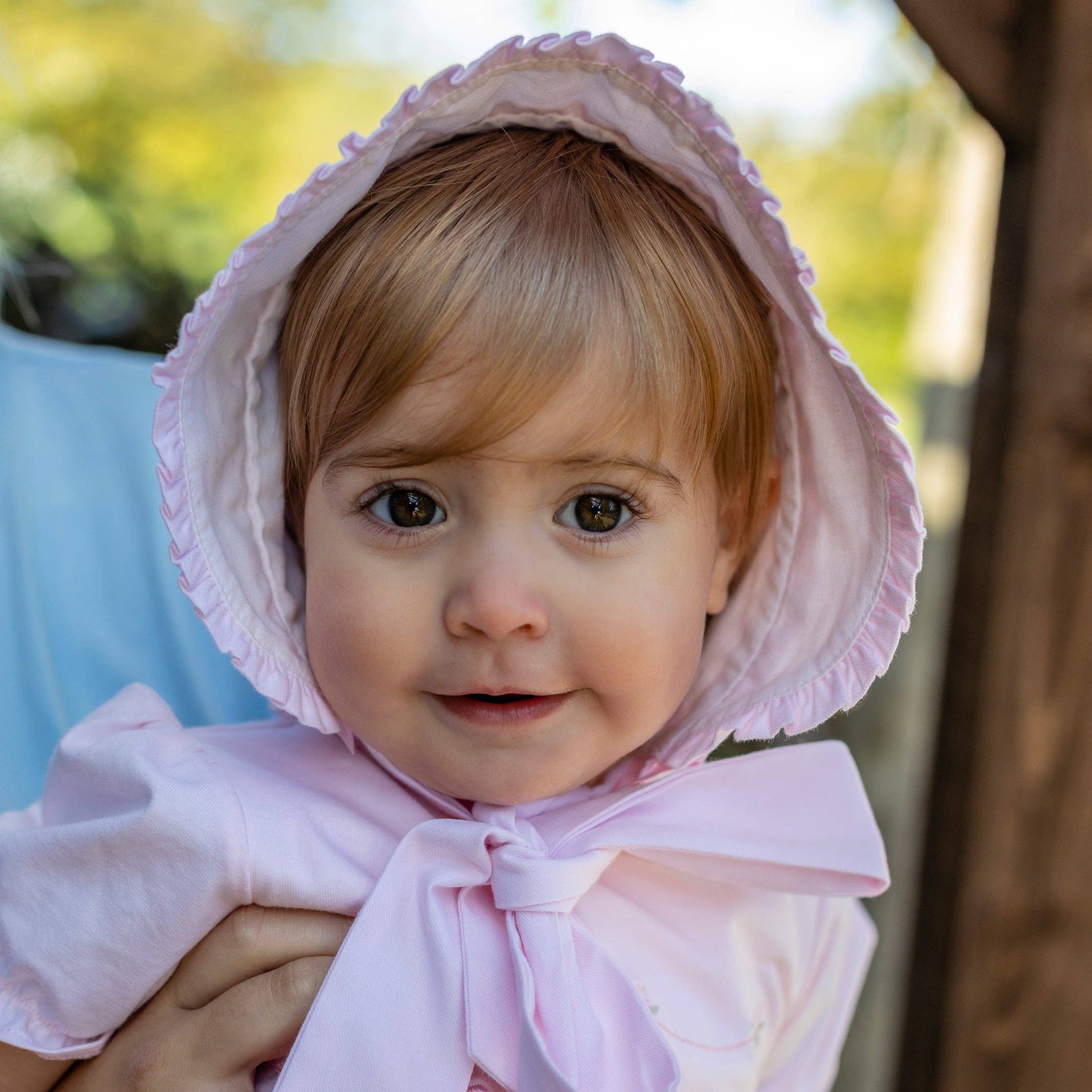 Suzanne Baby Girls Cotton Bonnet