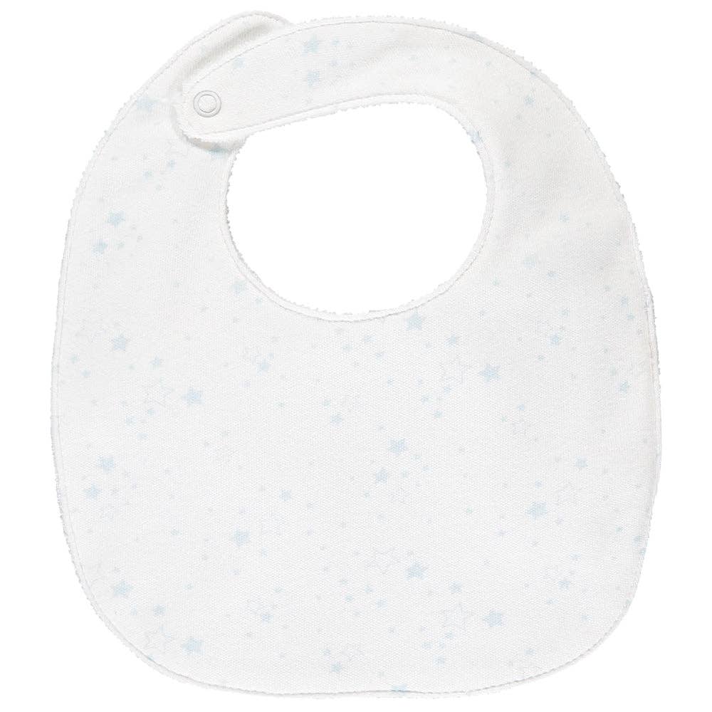 Trenton Blue Star Print Bib Gift Set