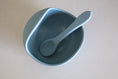 Load image into Gallery viewer, Stormy Blue - Bowl & Spoon by Mimi et Lion
