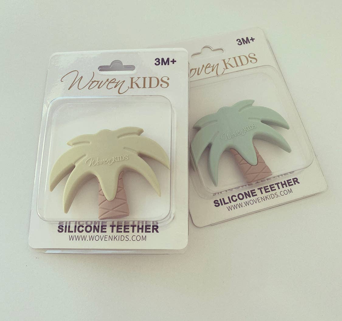 Silicone Teether - Sage Palm Tree