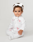 Load image into Gallery viewer, Summer Garden Babygrow with Headband IVORY
