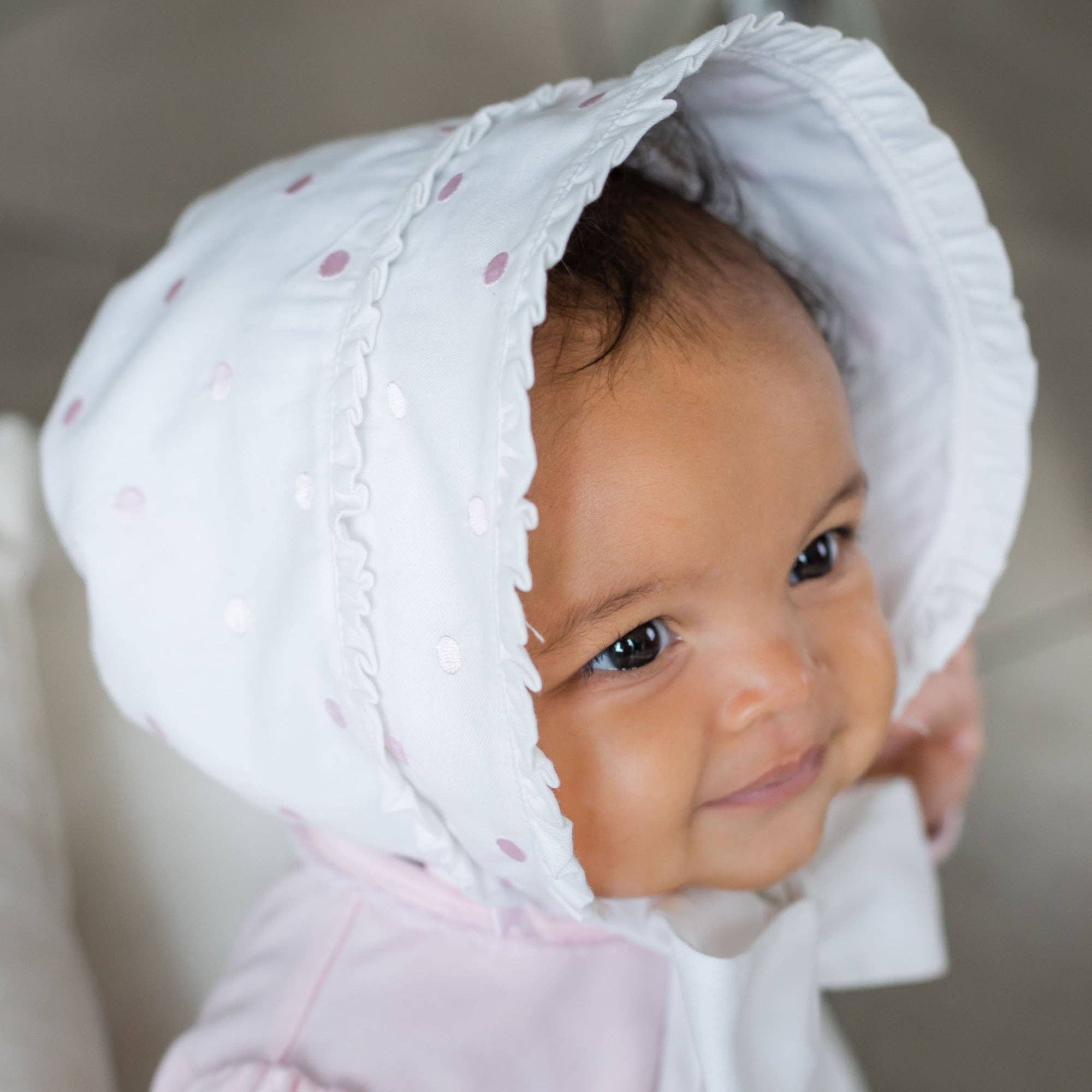 Waiva Baby Girls Cotton Bonnet