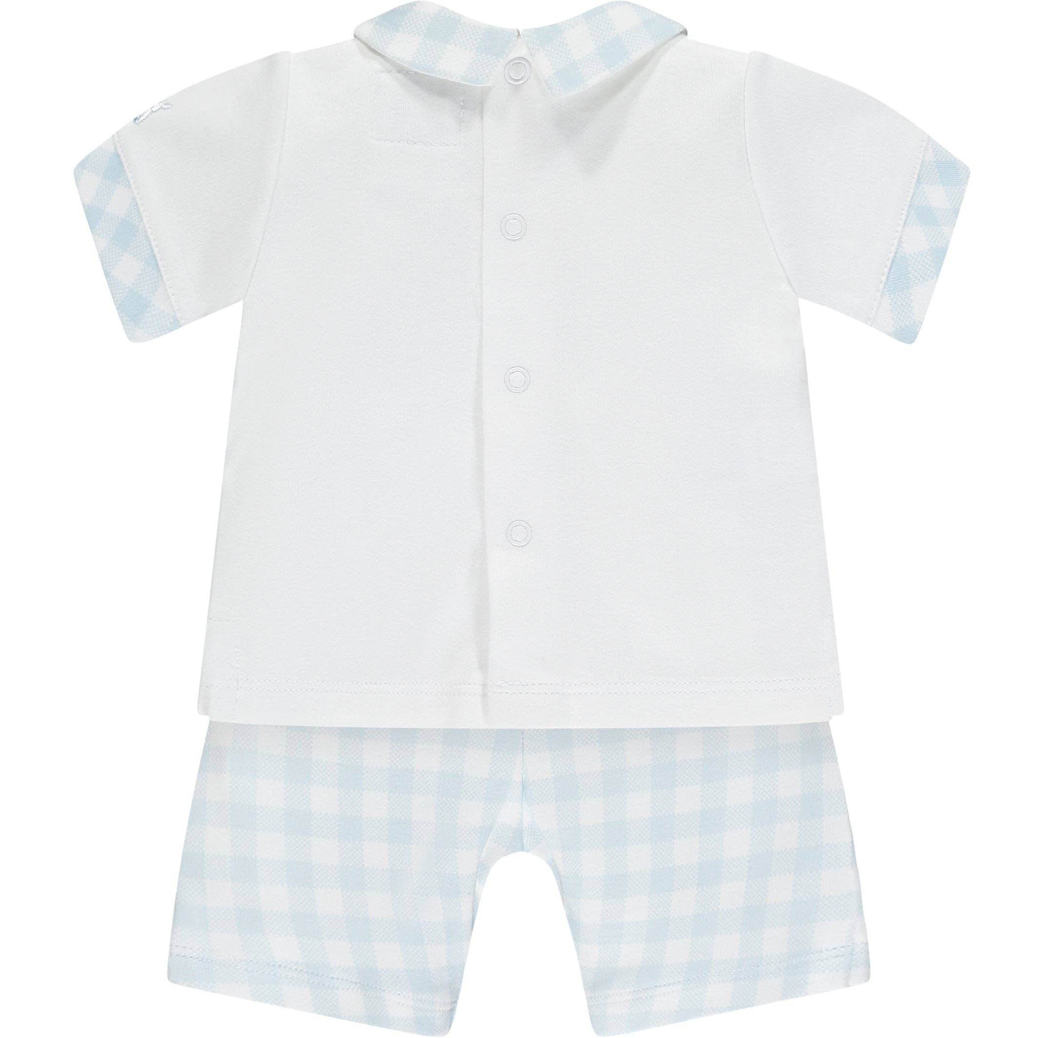 Doyle Check Print Boys Short Set