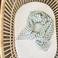 Load image into Gallery viewer, Mini & Me Bamboo Muslin Wrap Forest Gingham
