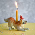 Load image into Gallery viewer, Golden Retriever Cake Topper
