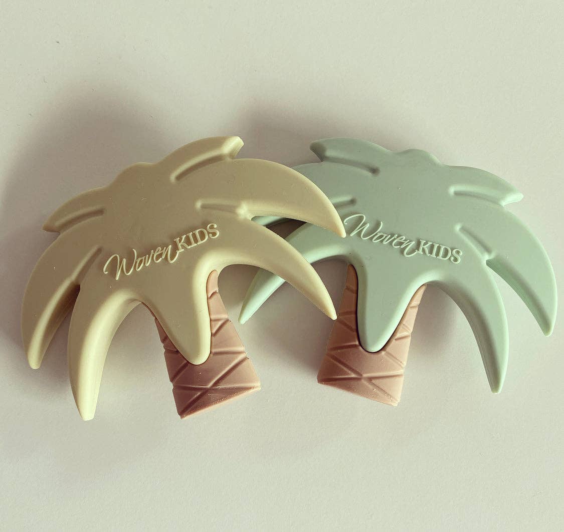 Silicone Teether - Sage Palm Tree