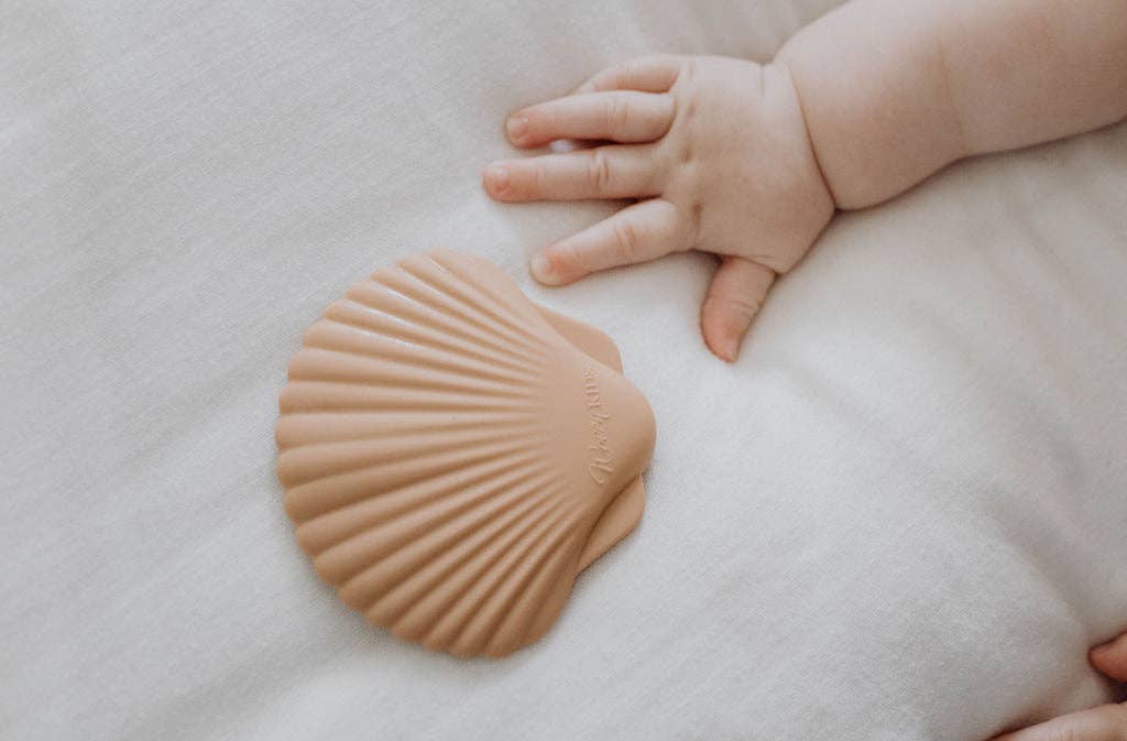 Silicone Teether - Clay Seashell