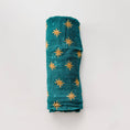 Load image into Gallery viewer, Guadalupe Stars Mantle - Catholic Baby Muslin Blanket Swaddle
