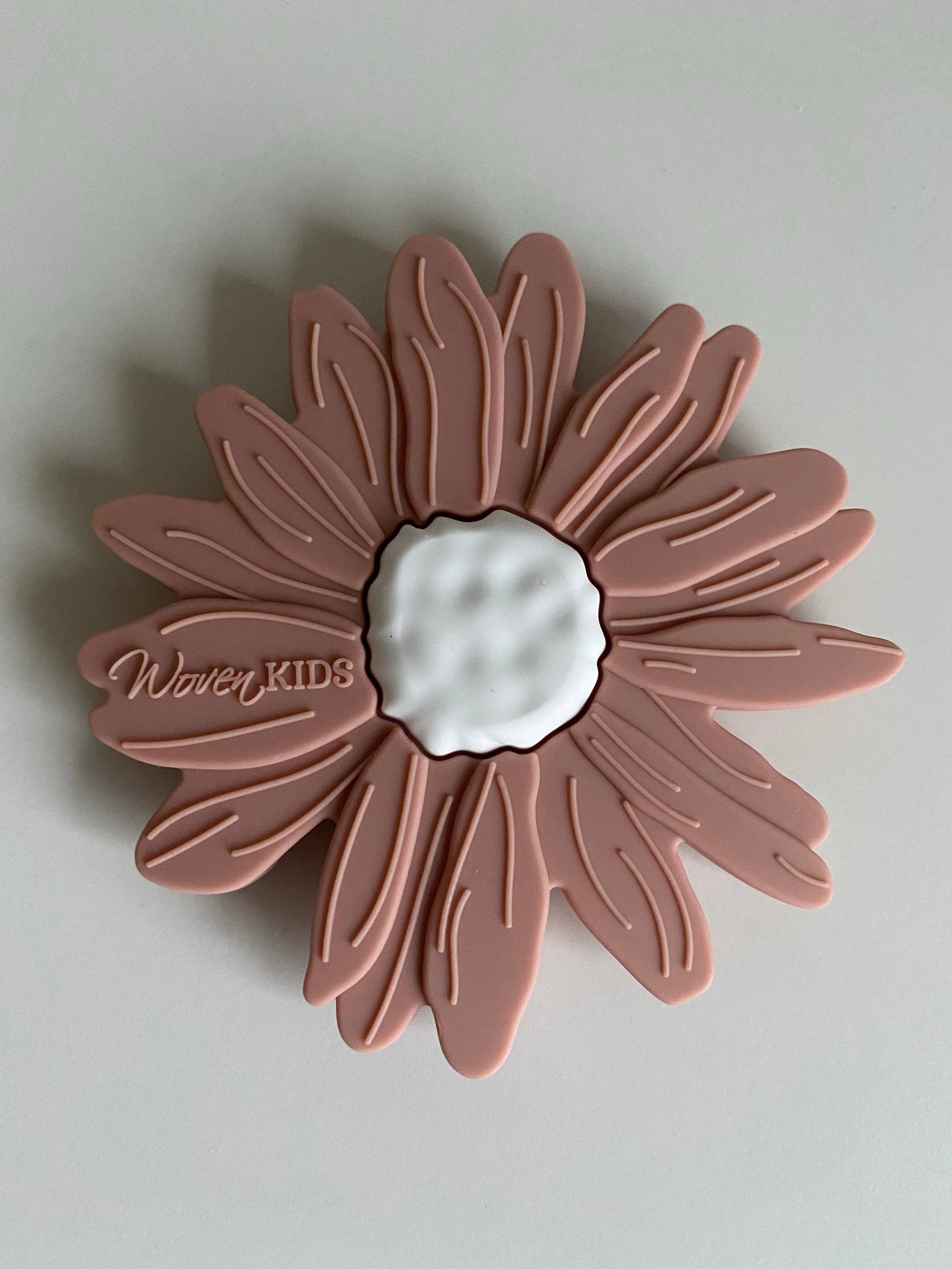 Silicone Teether - Blush Daisy