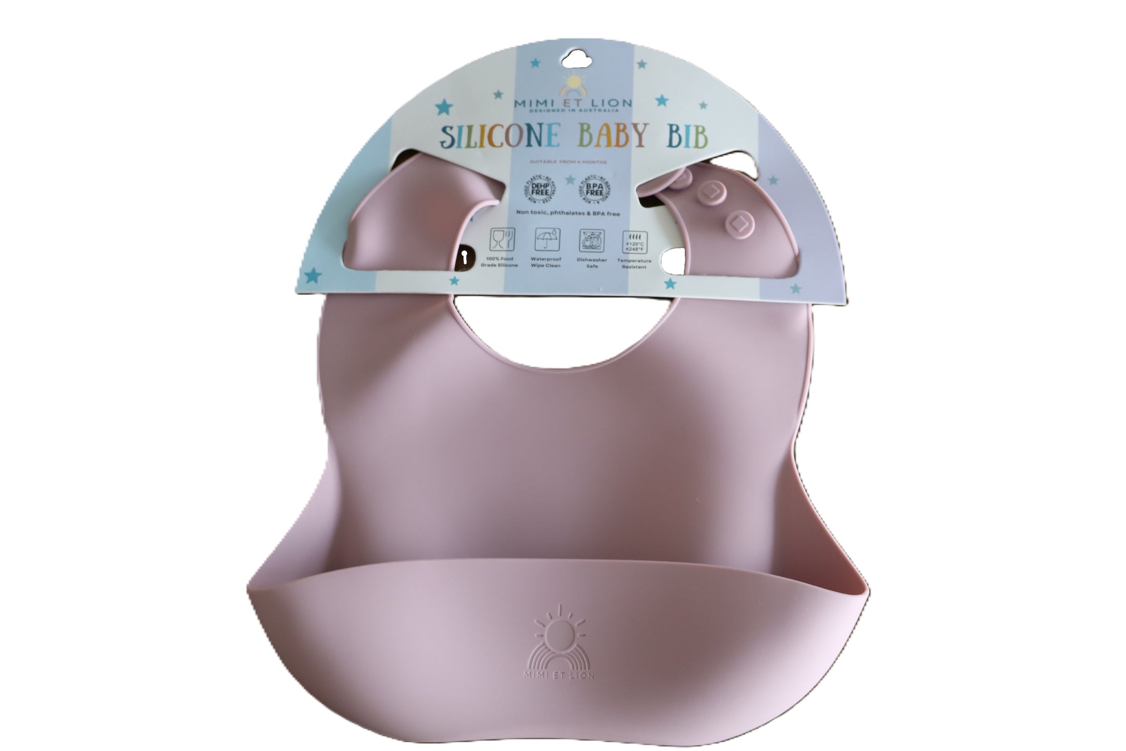 Lilac Bloom - Silicone Bib by Mimi et Lion