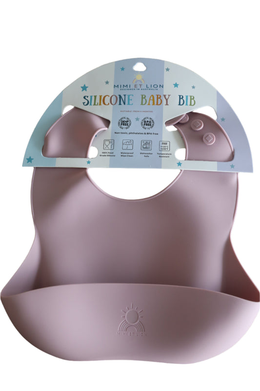 Lilac Bloom - Silicone Bib by Mimi et Lion