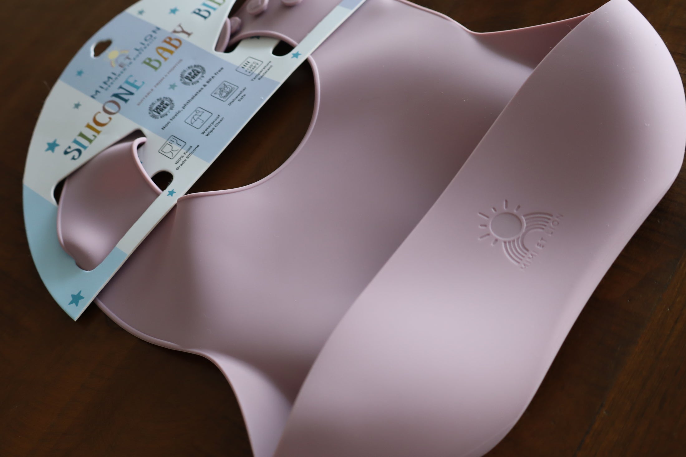 Lilac Bloom - Silicone Bib by Mimi et Lion