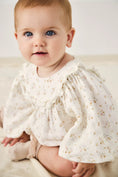 Load image into Gallery viewer, Organic Cotton Muslin Frances Playsuit - Nina Watercolour Floral
