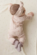 Load image into Gallery viewer, Organic Cotton Frankie Onepiece - Petite Fleur Soft Peony
