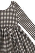 Load image into Gallery viewer, Organic Cotton Tallulah Dress - Mini Gingham Bistre
