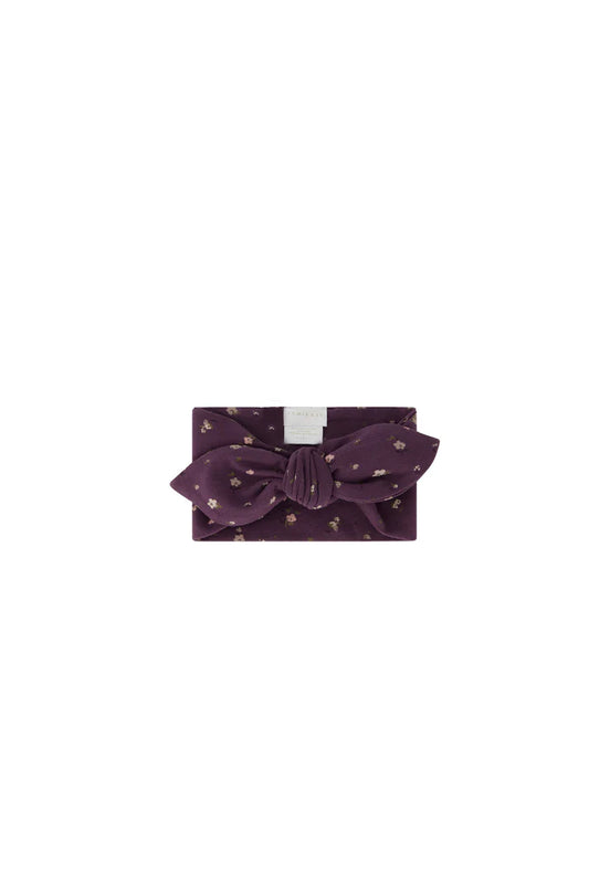 Organic Cotton Headband - Goldie Huckleberry Sparse