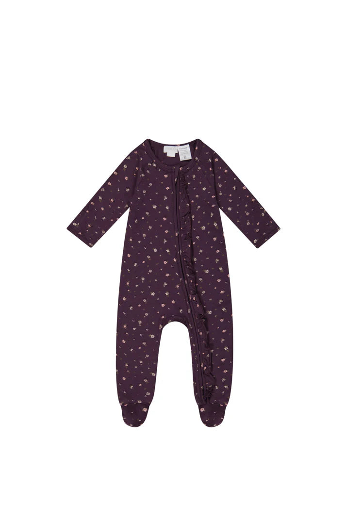 Organic Cotton Melanie Onepiece - Goldie Huckleberry Sparse