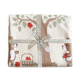 Load image into Gallery viewer, Teddy Bears Picnic Baby Blanket Natural
